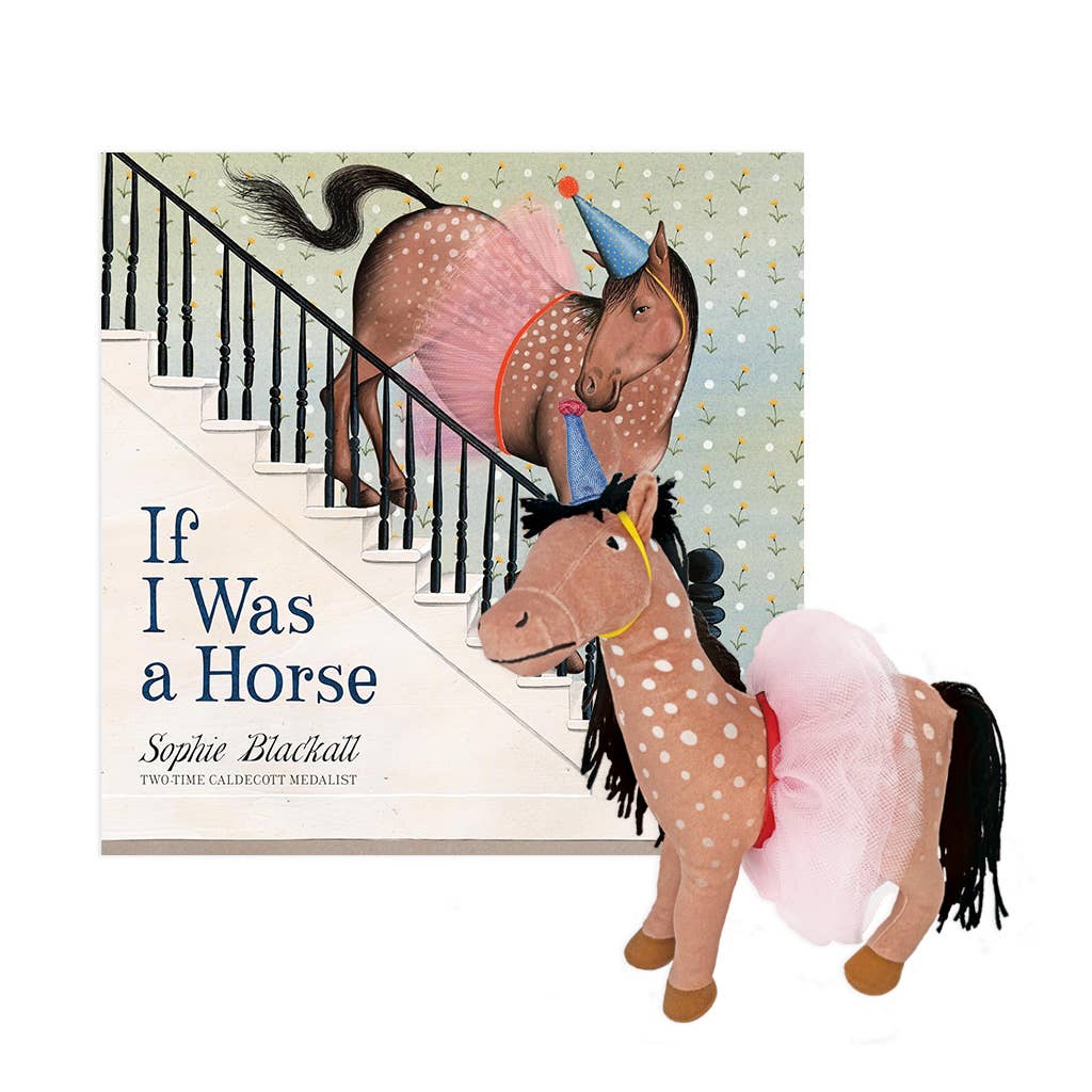 MerryMakers - Wholesale Stuffed/Plush Toy - Kids & Baby - If I Was A Horse Plush and hardcover book0