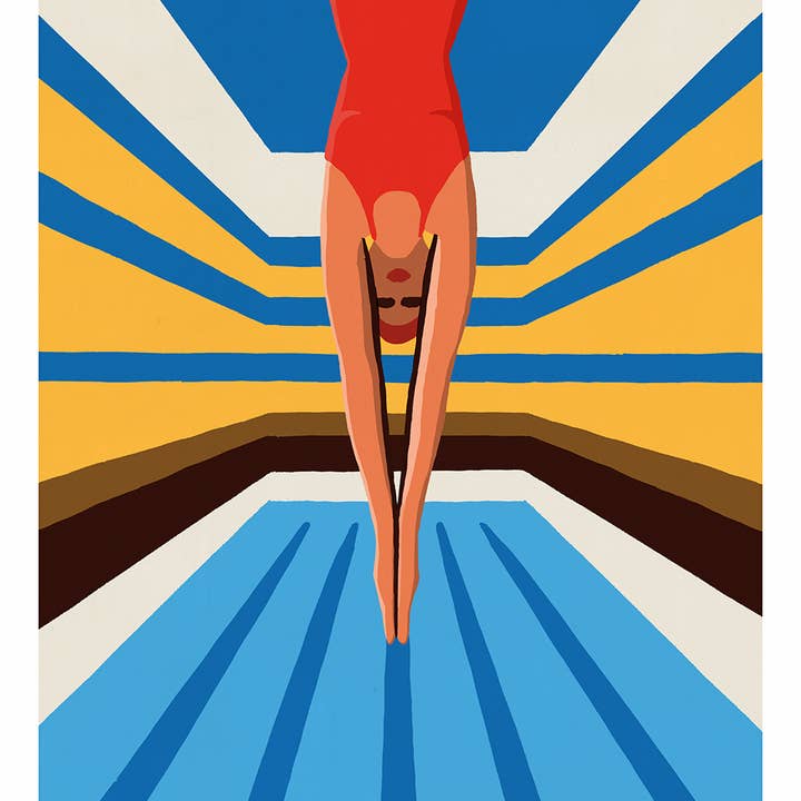 Sergeant Paper – wholesale Art print – Paul Thurlby - DIVER - Summer Art Print2