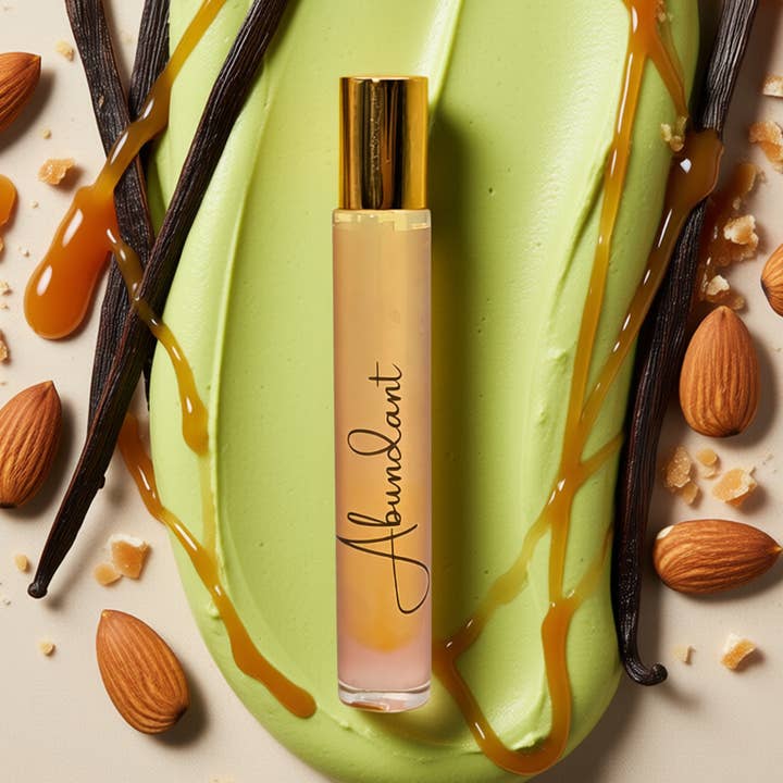 Pistachio Perfume Oil, Vanilla Caramel Roll-On Fragrance for wholesale by A Girl's Gotta Spa!