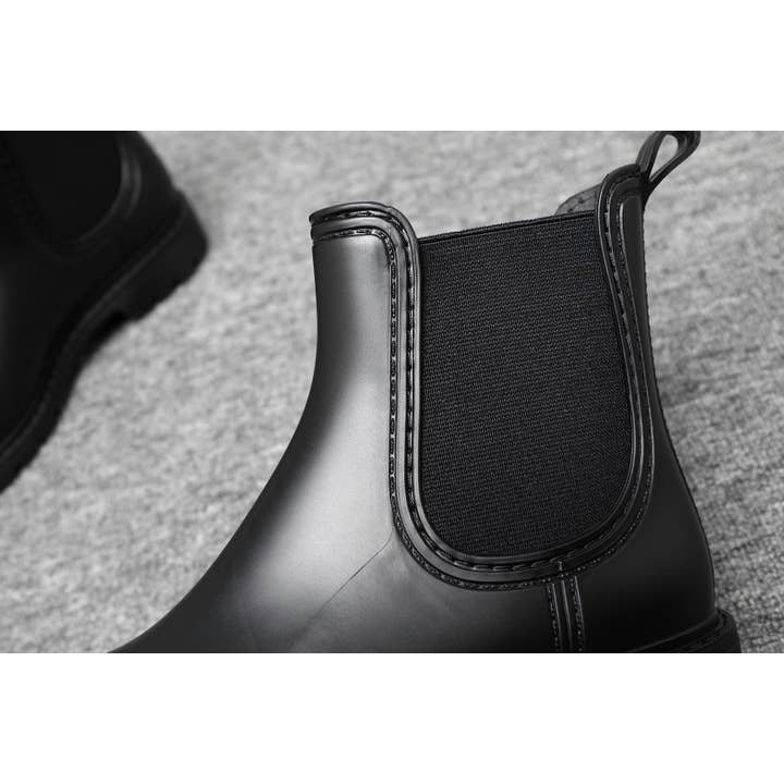 Top Staka - Wholesale Rain Boots - Women's - BG-593 Women Waterproof Ankle Chelsea Booties 2