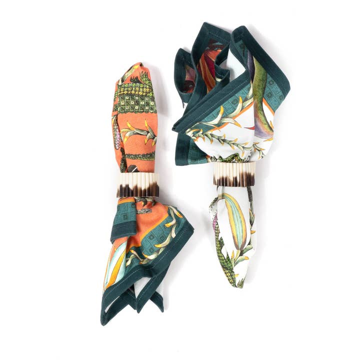 African Trading Partners - Wholesale Napkin Ring - Porcupine Quill Napkin Ring (S/6)3