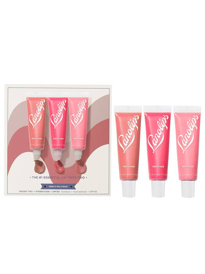 The #1 Essential Lip Tints Trio for wholesale by Lanolips