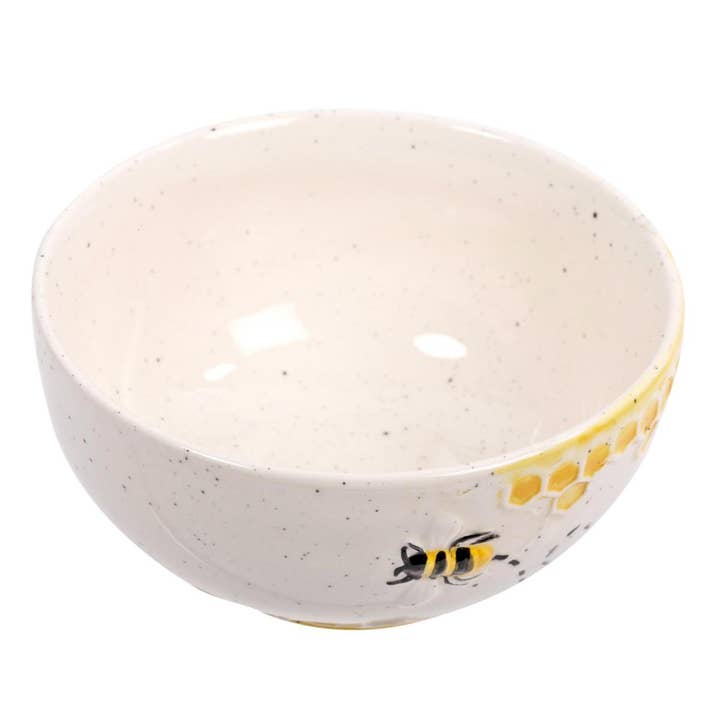 Art & Home - Wholesale Decorative Plate/Dish/Bowl - Bee Garden Ceramic Honeycomb Bowl