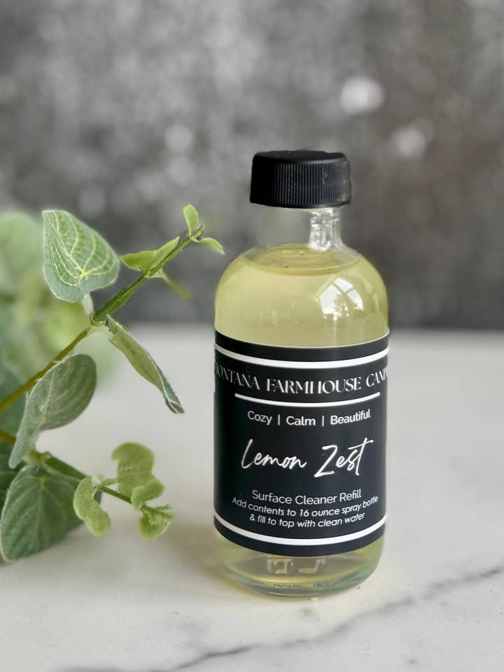 Surface Cleaner Refill - Spiced Orange - 2-Ounces for wholesale by Montana Farmhouse Candles