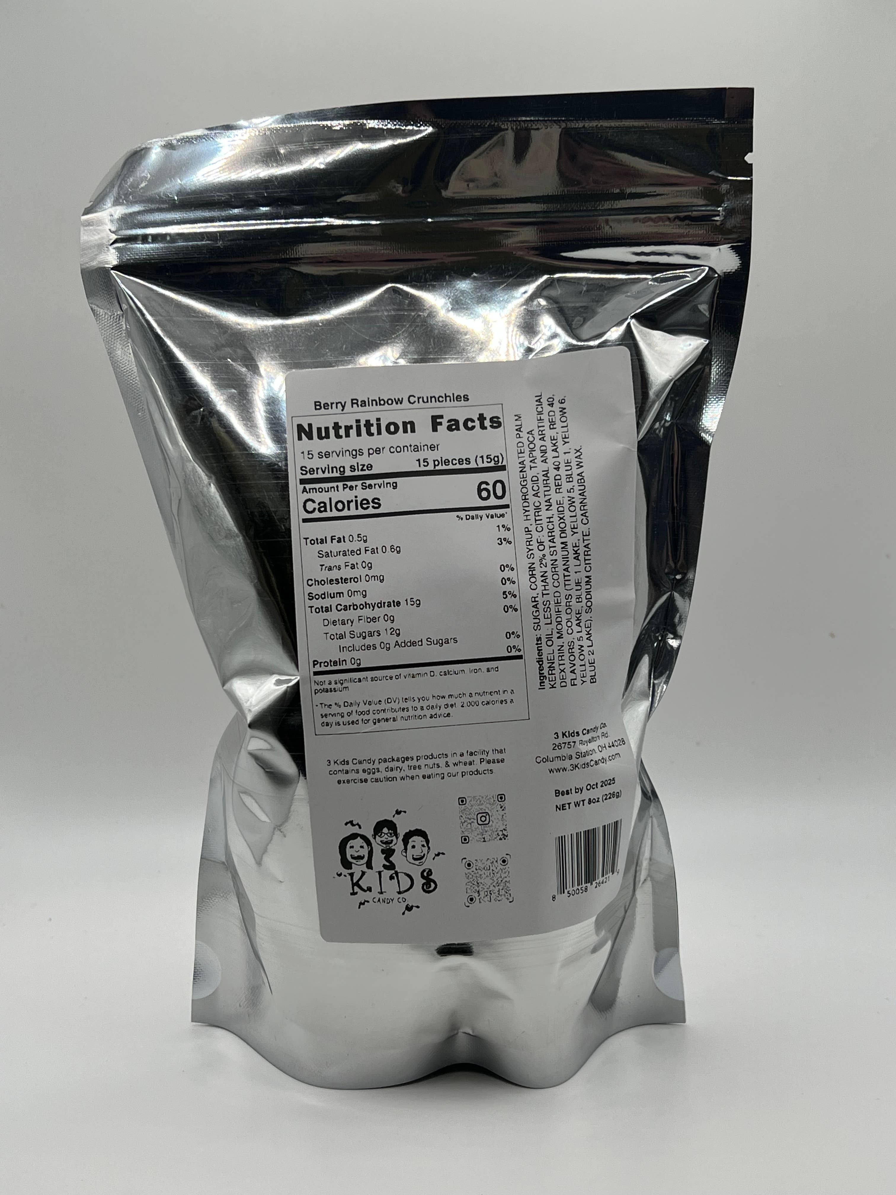 3 Kids Candy LLC - Wholesale Hard Candy - Freeze Dried Rainbow Crunchies Berry 2