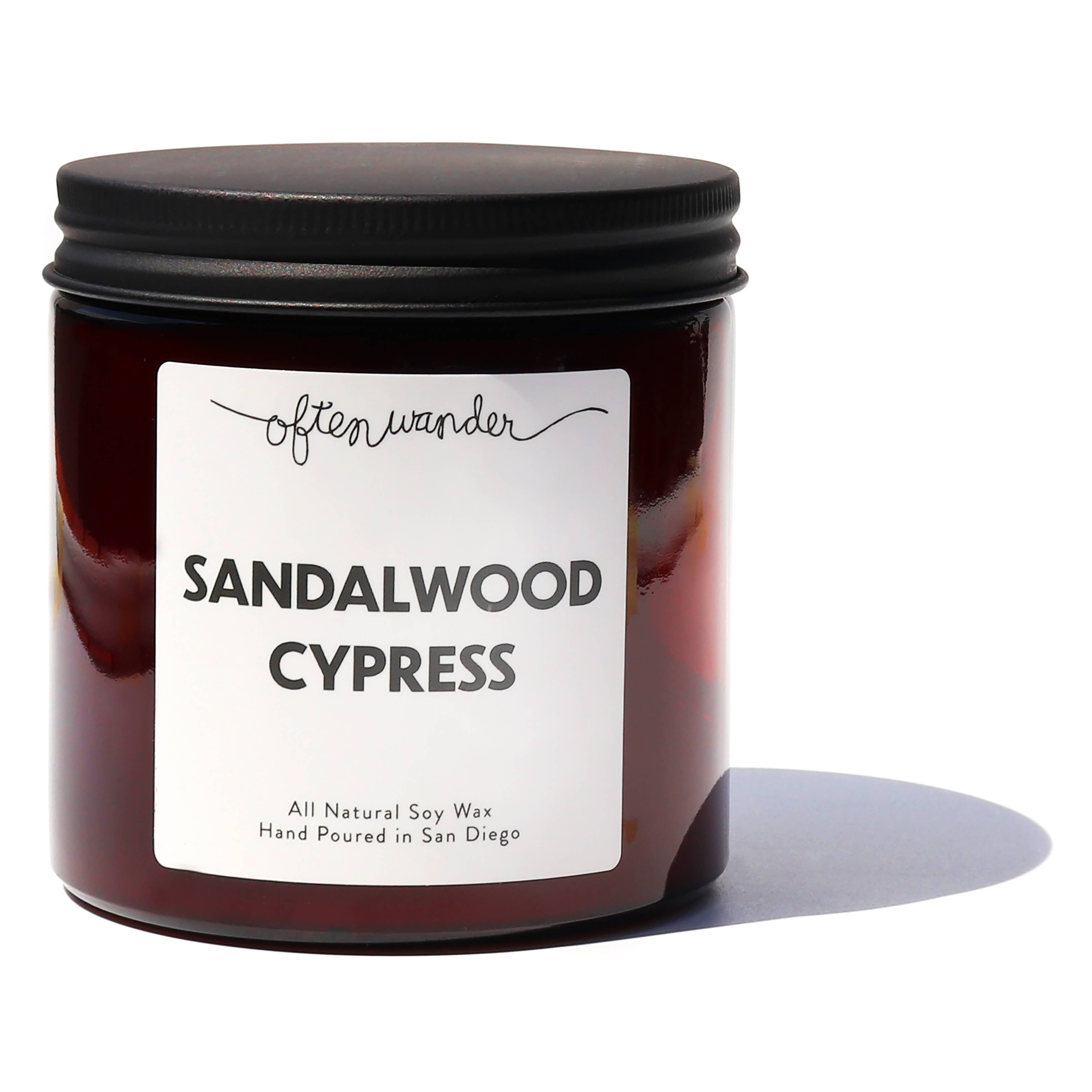 Often Wander - Wholesale Jar/Filled Candle - Sandalwood Cypress – Signature Candle1