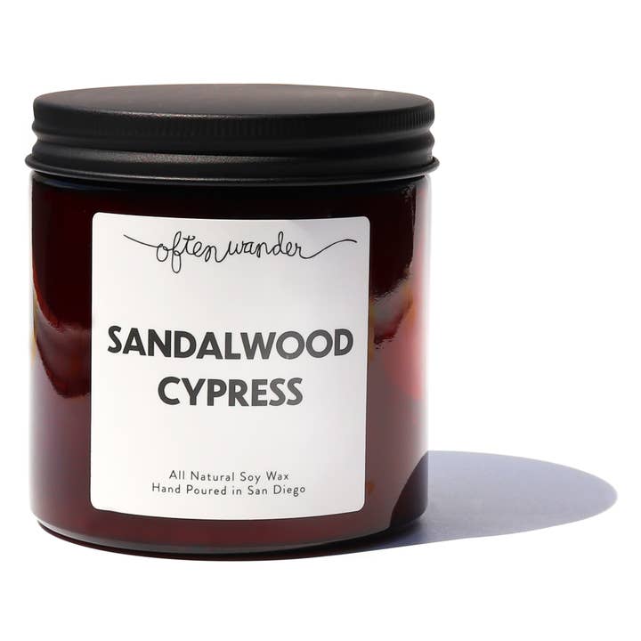 Often Wander - Wholesale Jar/Filled Candle - Sandalwood Cypress – Signature Candle1