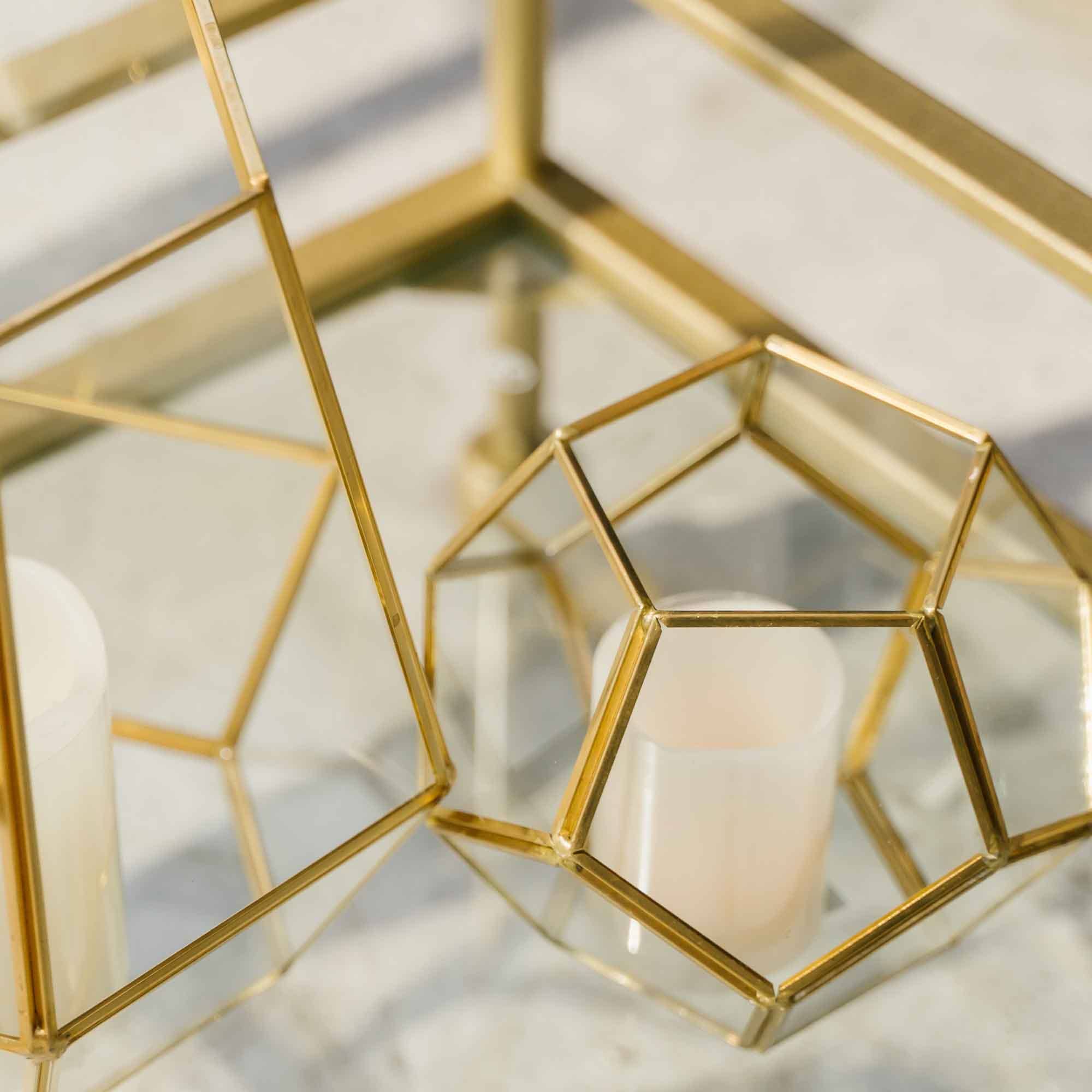 Portofino International Trading, USA - Wholesale Terrarium - Tall Hexagon Terrarium - 7.5" x 6.5"4