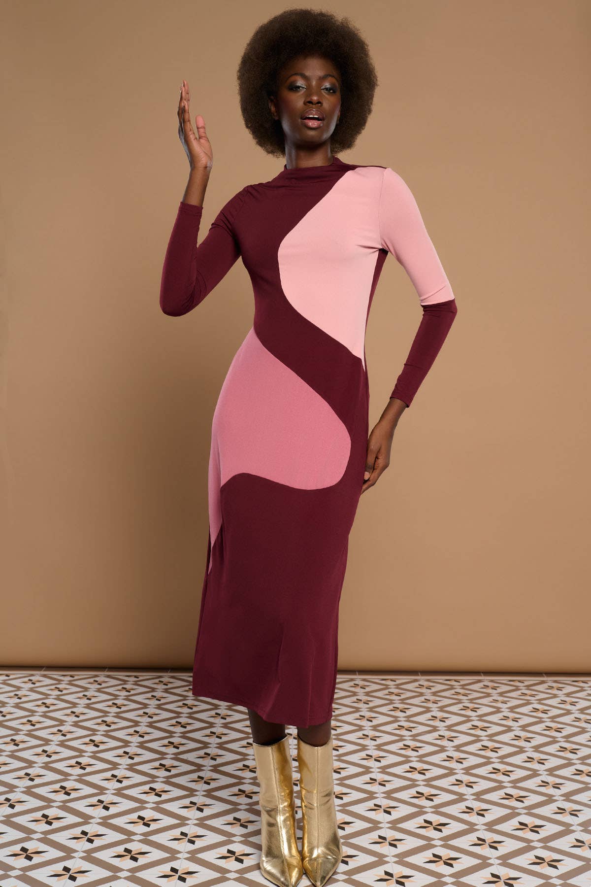 Garnet NINETTA DRESS for wholesale on Faire0