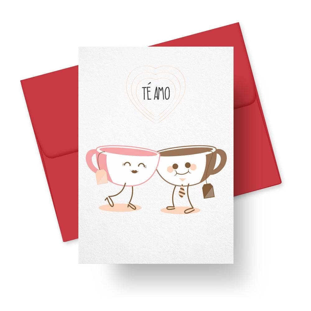 Paper Tacos® - Wholesale Love Card - Té Amo0