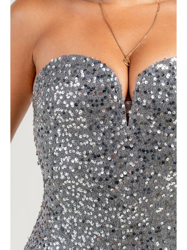 PRIVY - Wholesale Dress - Women's - PD79327S / WIRE INSET TUBE MIDI DRESS14