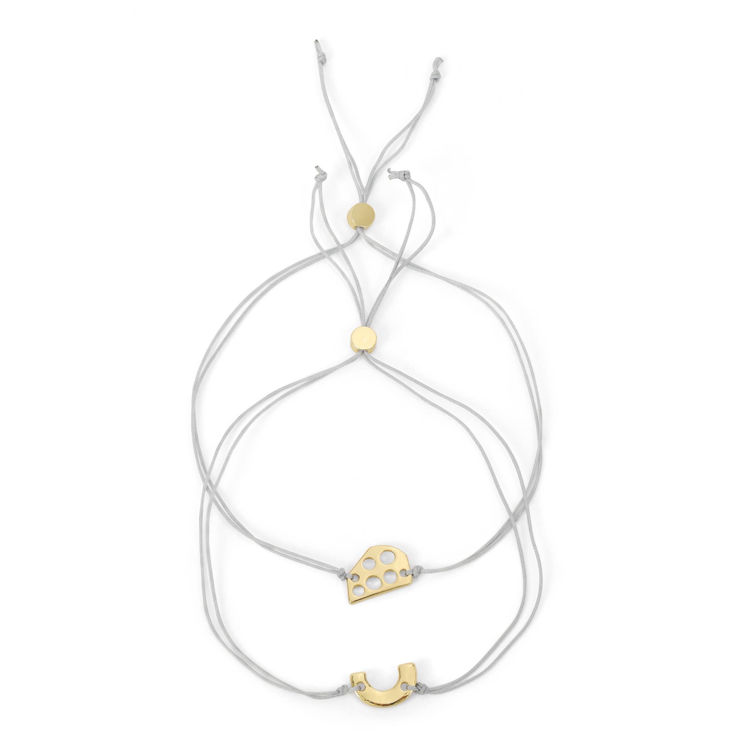 Lucky Feather - Vente Bracelets à breloques/pendentifs - Bracelet d'amitié - Du fromage aux macaronis1