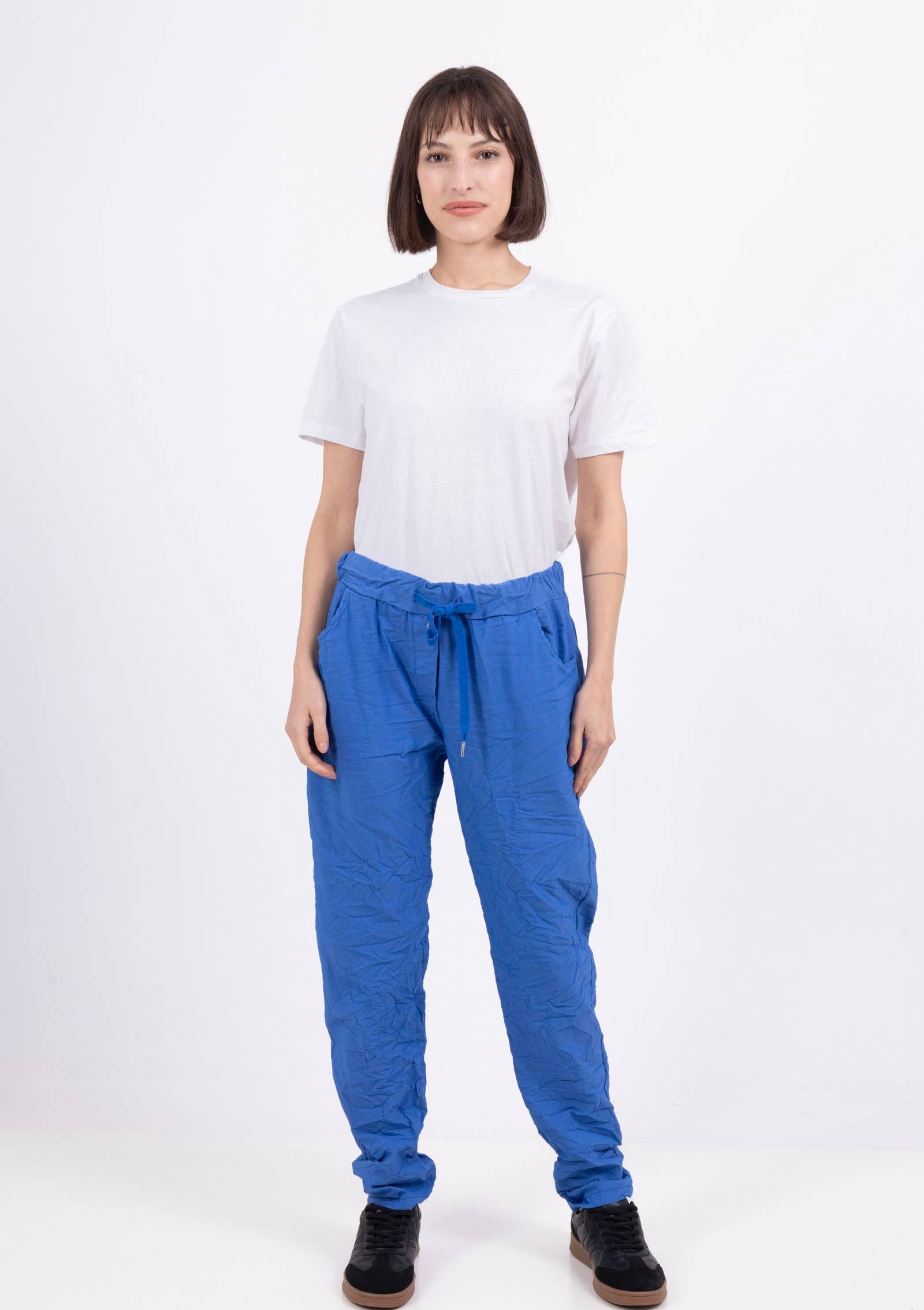 LINEN & COTTON HOUSE – wholesale Pants – Women's – 77312 WRINKLED PANTS WITH LARGE POCKETS53