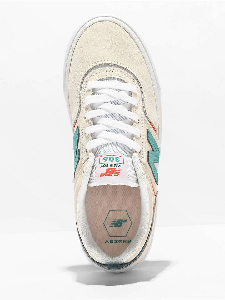 Rat City Skate Shop - Wholesale Lifestyle Sneakers - Men's - New Balance Numeric Jamie Foy 306 White / Green Shoe - 306zub