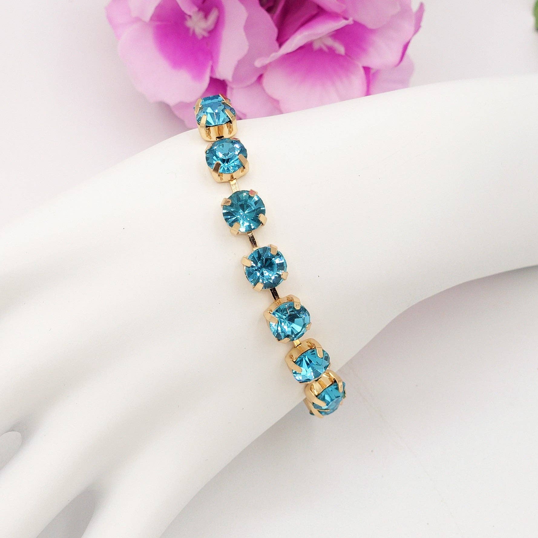 Daemon srls - Wholesale Tennis Bracelet - MICHELLE-BRACCIALE con pietre sfaccettate - LUCE COLLECTION10