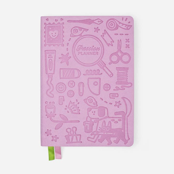 Planeador Semanal de Meio do Ano 2025-2026 - Projetos de Paixão Lilás por atacado de Passion Planner