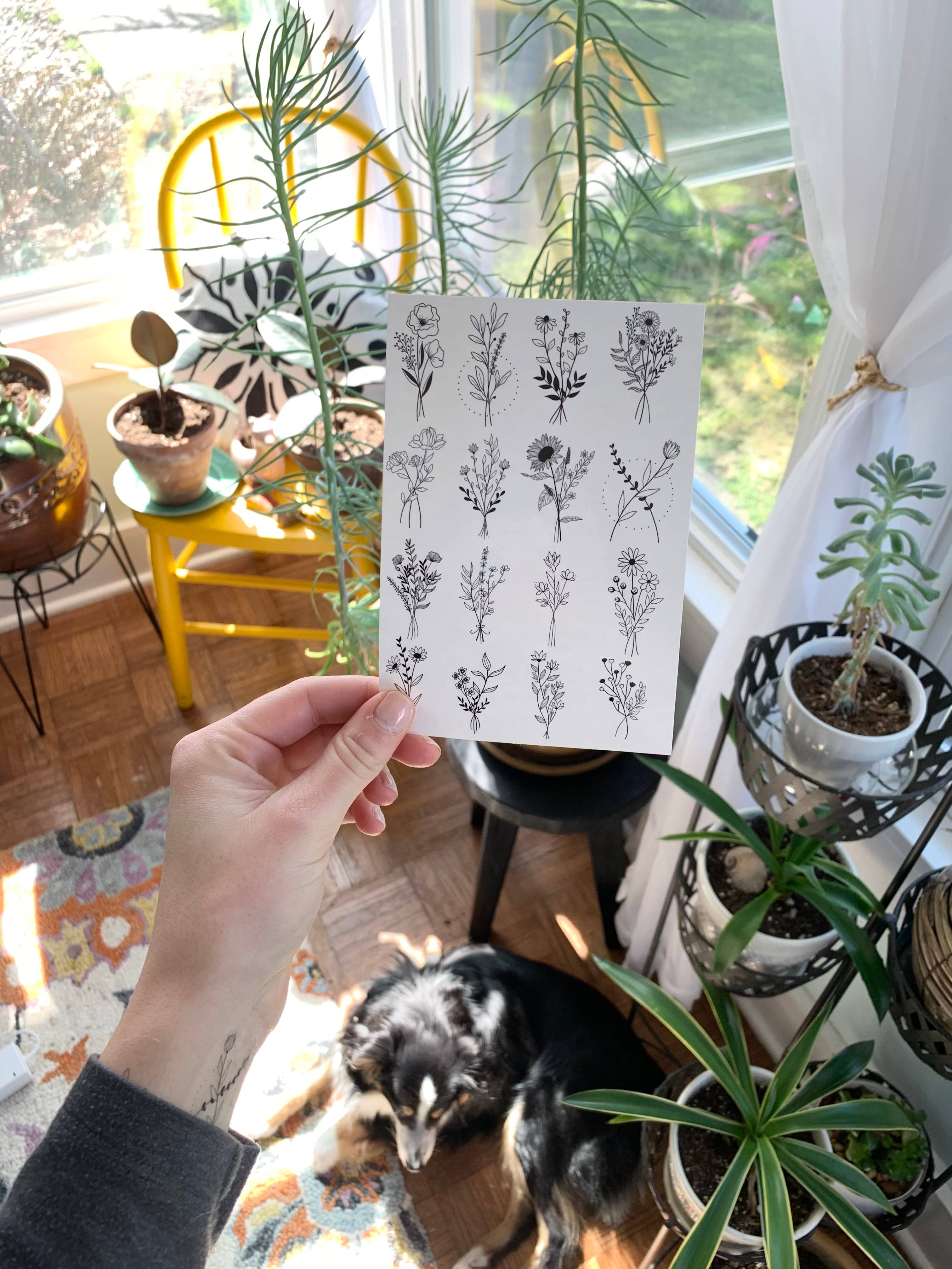 Little Viper Co – Tatuagem temporária por atacado – Tatuagens Temporárias Wildflower1