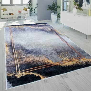Mani Textile - Wholesale Area Rug - GOLD Rug, White6