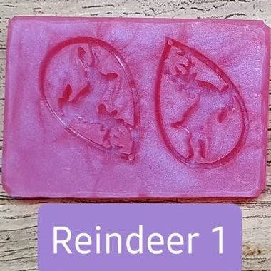 Mr Resin – wholesale Craft supplies – Christmas Earring Pendant Silicone Mould1