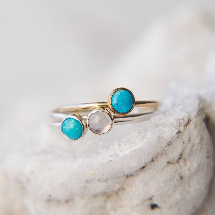 Pure Life Jewelry – Engroshandel Solitairering – Delikat Sten Stable Ring