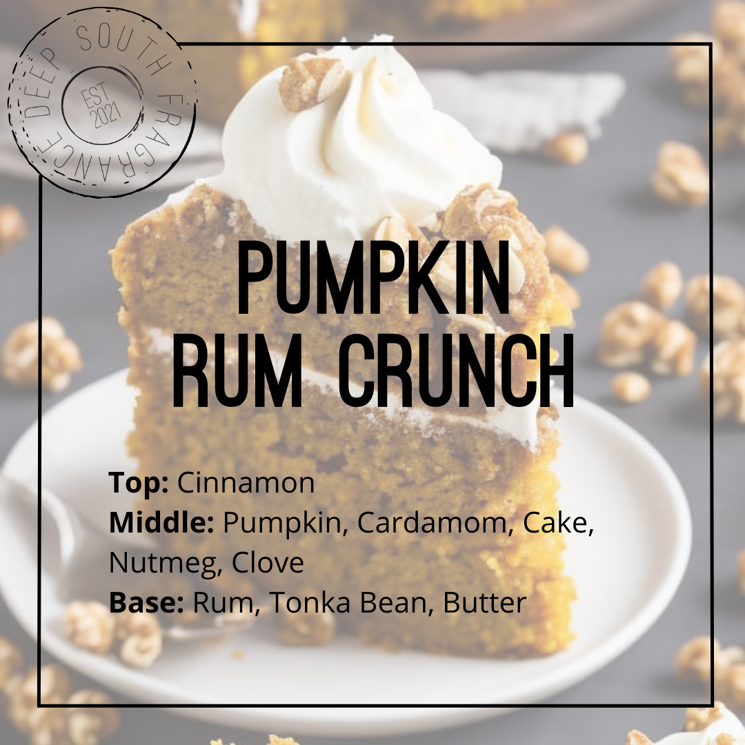 Deep South Fragrance - Wholesale Fragrance Oil - Pumpkin Rum Crunch Fragrance Oil1