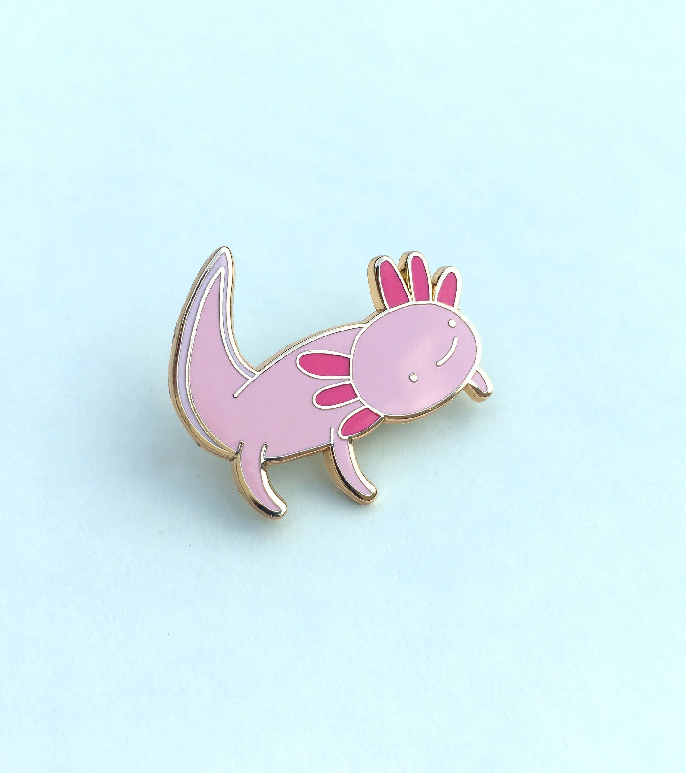 Tom Hardwick - Vente Épinglettes/boutons - Broche en émail Axolotl2