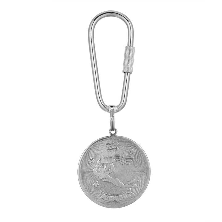 Porte-clés à mousqueton Zodiac de 1928 Jewelry pour la vente par 1928 Jewelry