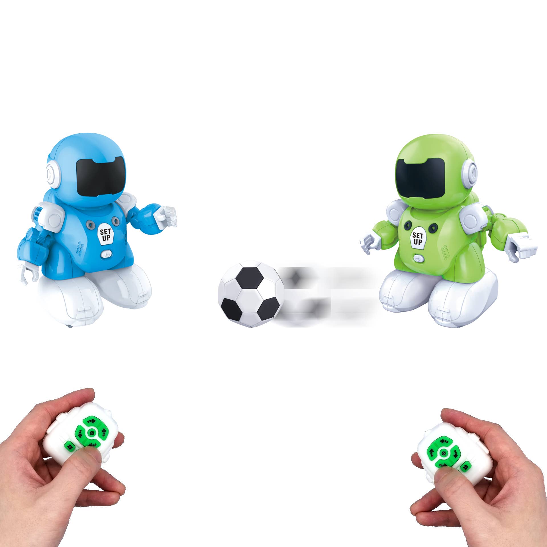 MukikiM Toys & Games - Wholesale Electronic Toy - Kids & Baby - SoccerBot – RC Soccer Robots. 2 Player Remote Control2