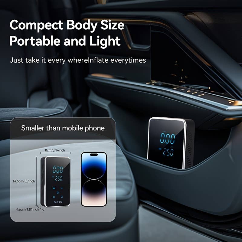 Shop Celino - Wholesale Portable Charger - Portable Air Compressor 150 PSI with Touch Screen - 18000mAh5