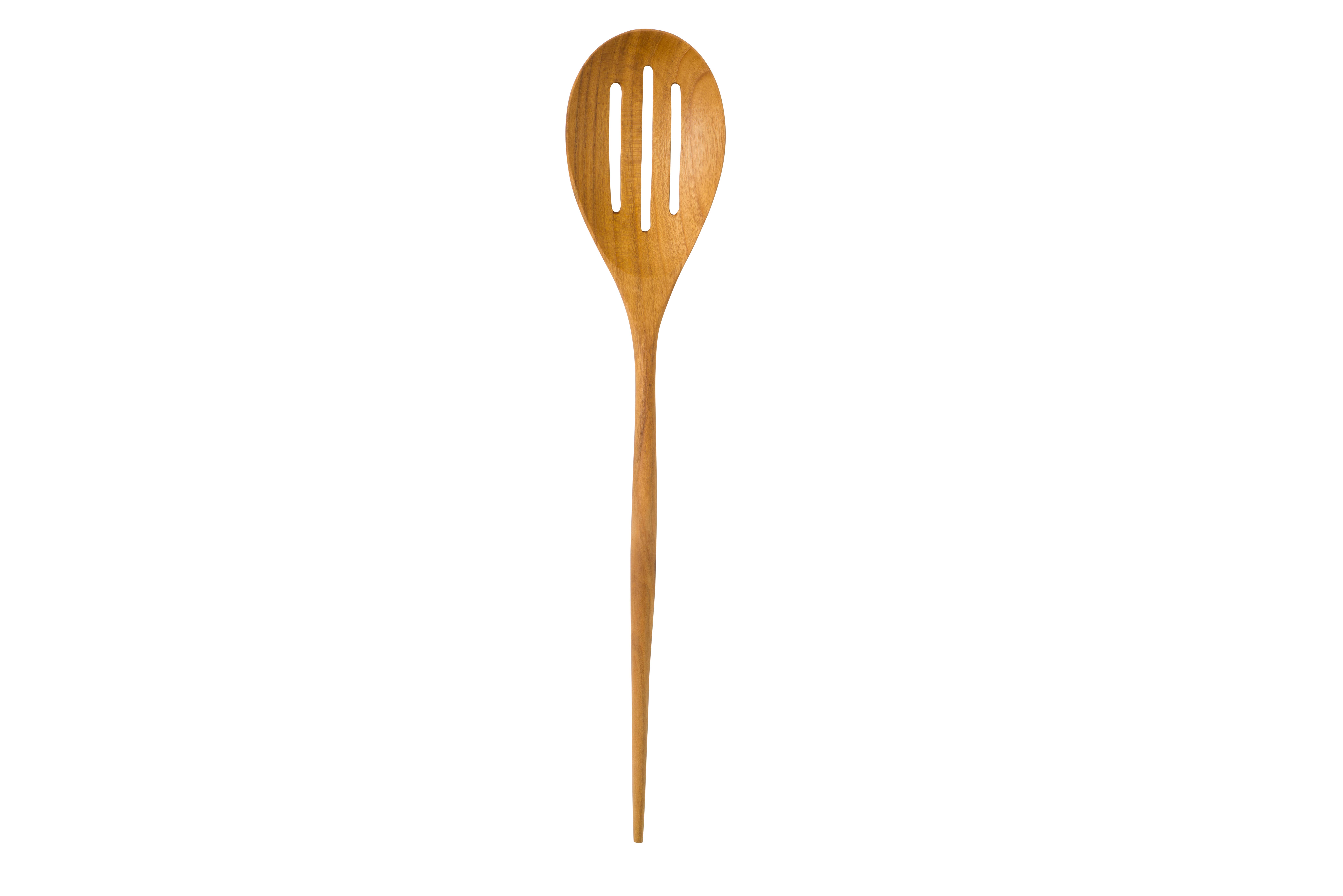Be Home US - Wholesale Kitchen Spoon - Padma Teak Slotted Spoon0