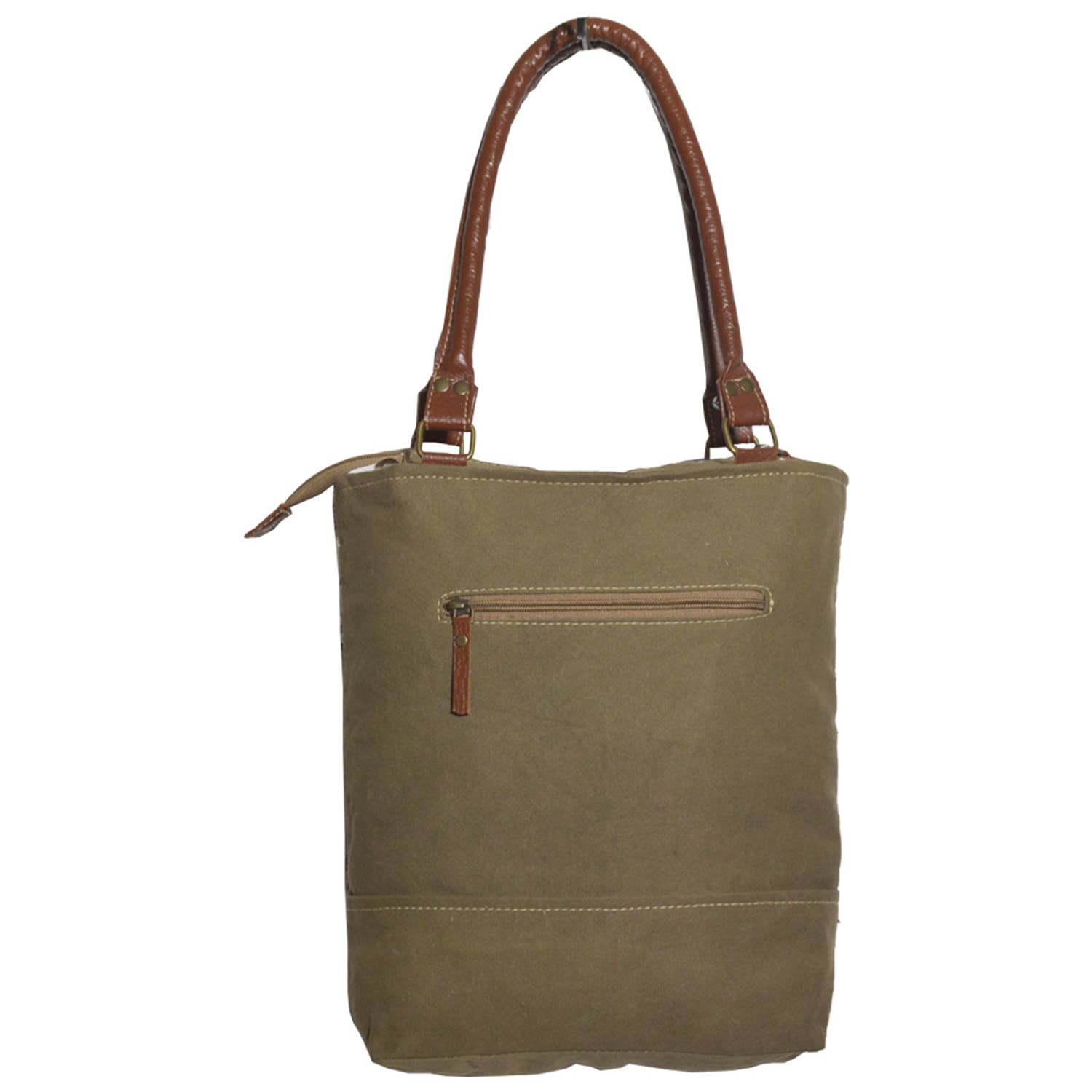 Hopofly Bags - Wholesale Tote Bag - Women's - Canvas & Leather Women's Kaf Tote Bag3