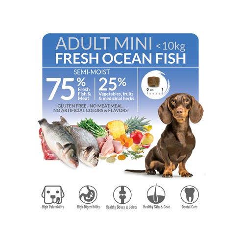 ARQUIVET, S.L.U. - Wholesale Pet Food - Dog - Arquivet Fresh MINI Ocean Fish 1Kg1