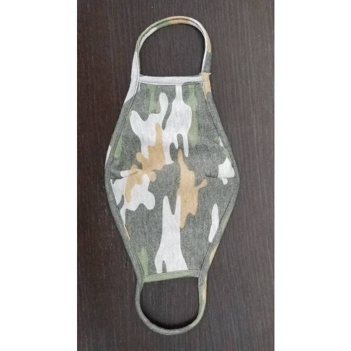 Vibrato Clothing - Vente Masque/visière de protection pour le visage - Masque anti-poussière réutilisable - CAMOUFLAGE3