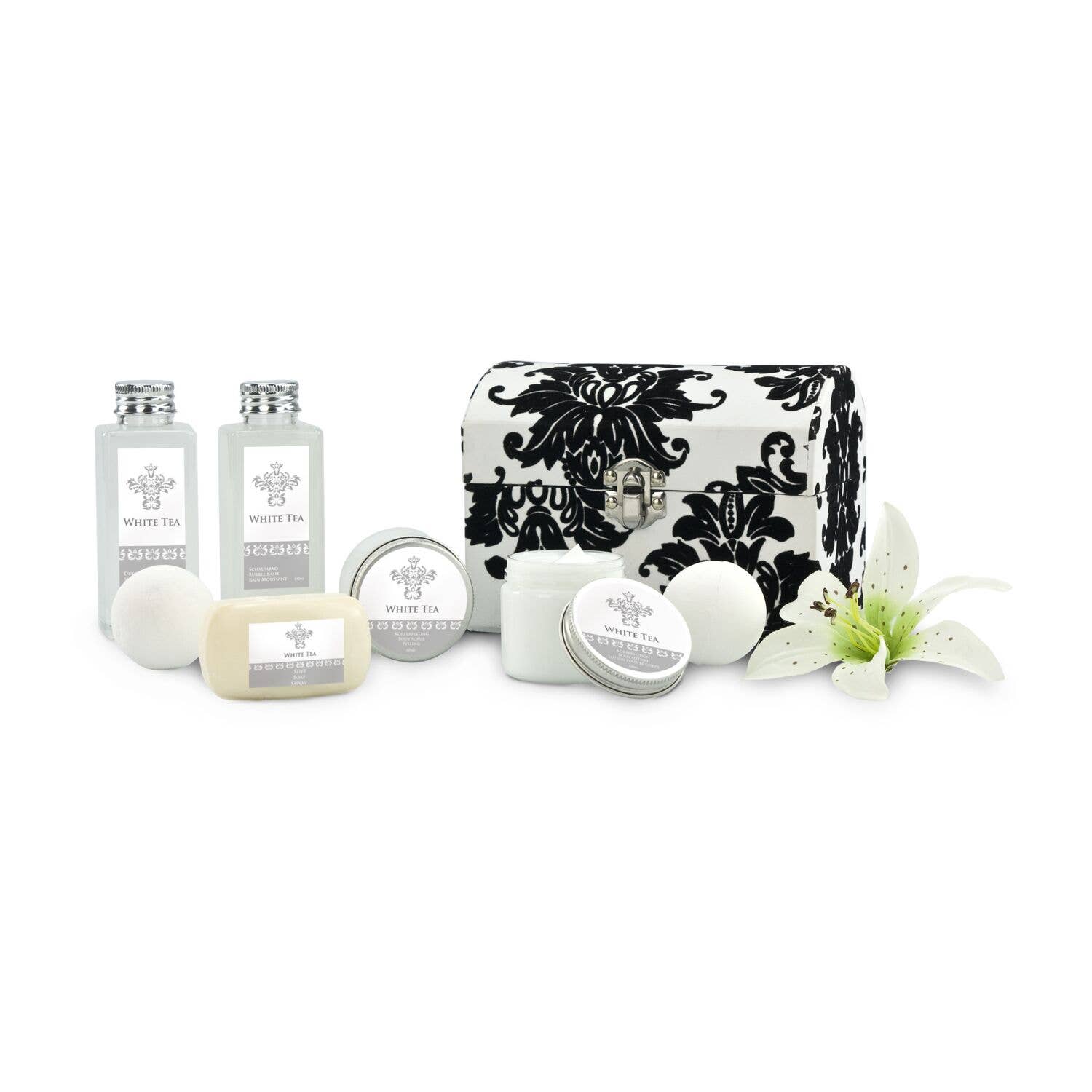 ROEMER WELLNESS - Wholesale Bath & Body Set - Wellness gift set: white tea0