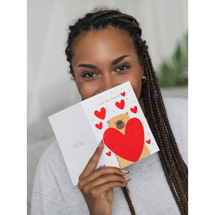 PESKOVOI - Wholesale Valentine's Day Card - 3D Wooden Love Card – Handmade Heart Greeting by PESKOVOI5