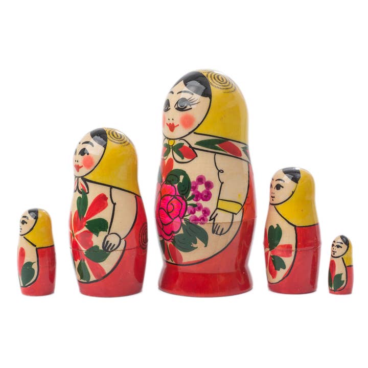 Golden Cockerel – Engroshandel Dukke - Børn – Semenov Babushka dukke 5pc./4.5"