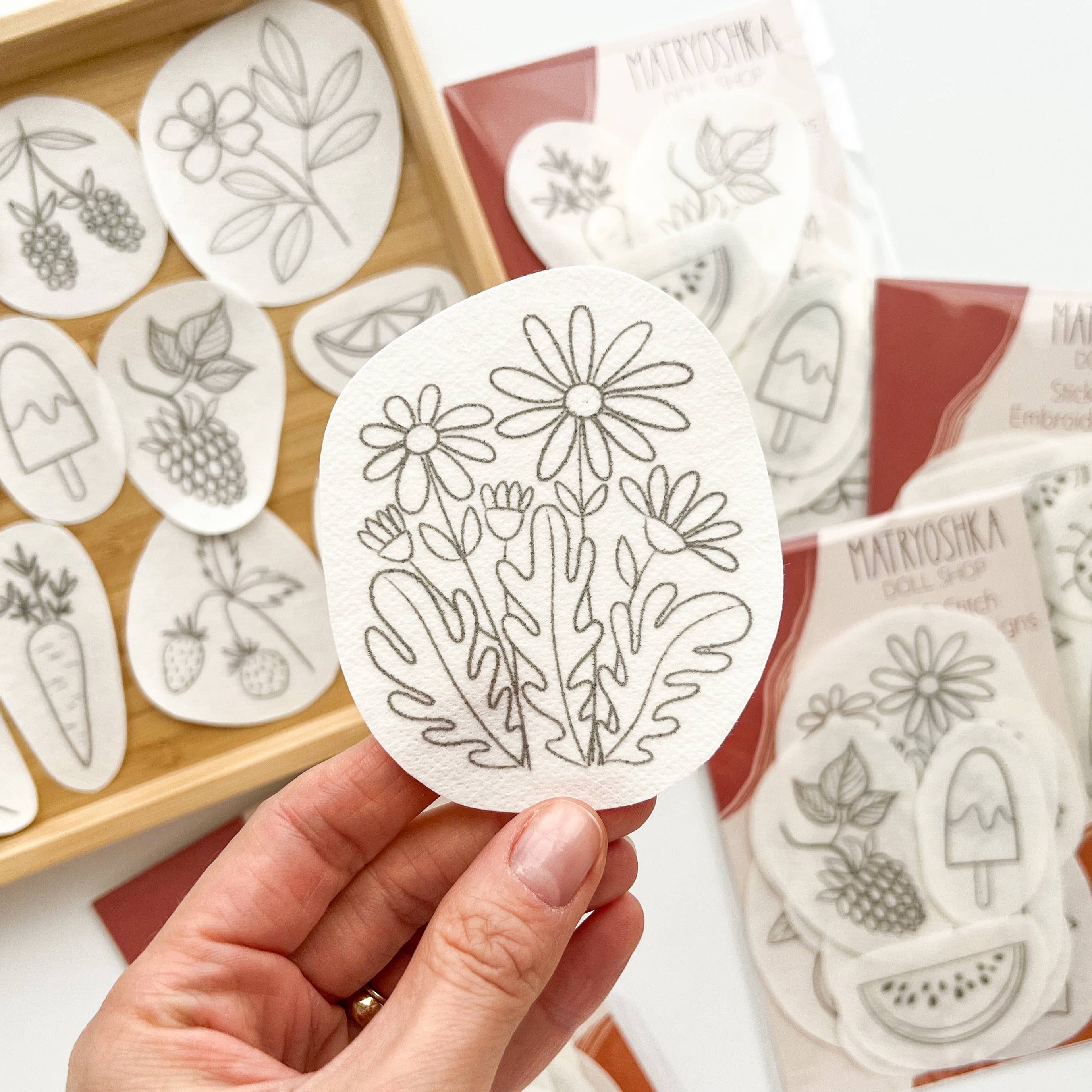 Matryoshka Doll Shop - Wholesale Embroidery/Cross Stitch Supplies - Stick & Stitch Embroidery patterns, embroidery patches1