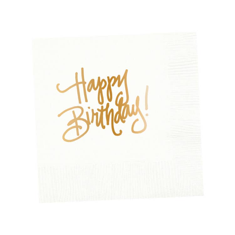 Natalie Chang - Wholesale Disposable Napkin - Happy Birthday! (16 colors) | Napkins0
