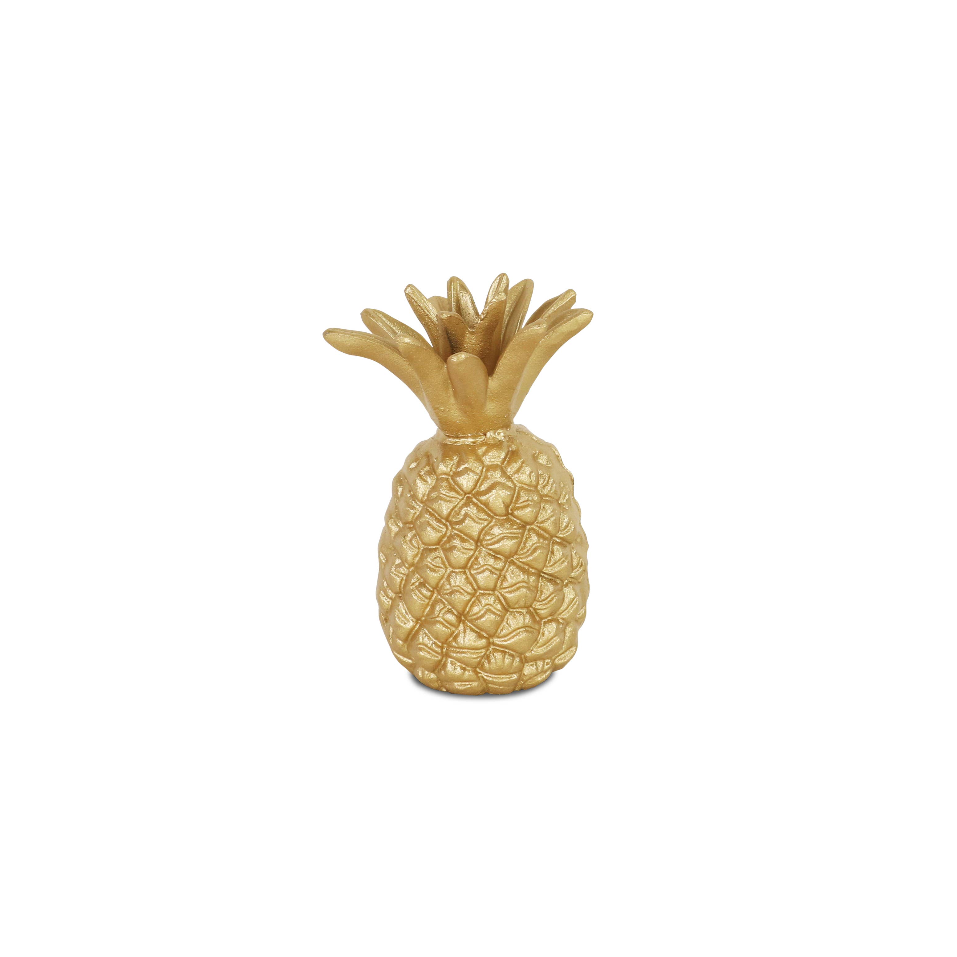 Cheungs Home Decor – wholesale Dekorativt bordsobjekt – Thala Gold Gjutjärn Ananas4