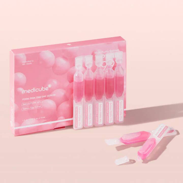 Best Beauty Group - Wholesale Facial Serum/Concentrate - MEDICUBE Pink One Day Serum Salmon PDRN Serum Singles 1