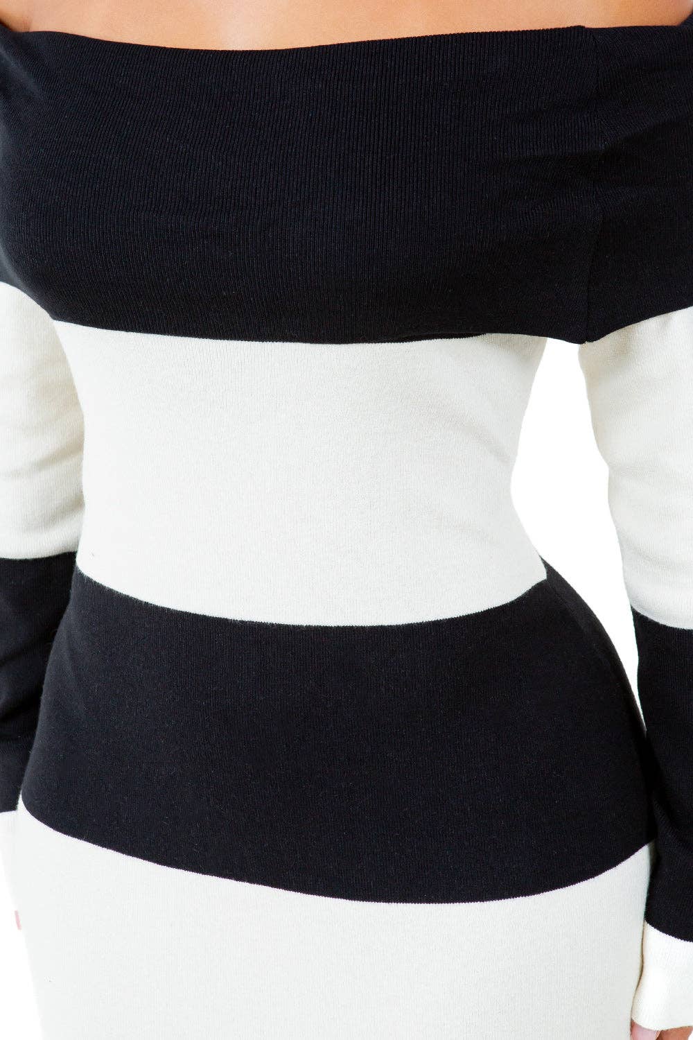 Black WOMEN FASHION LONG MAXI KNIT DRESS for wholesale on Faire5