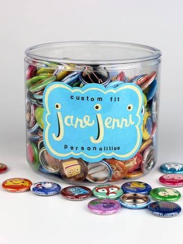 Jane Jenni Classic Buttons Tub Assortment for wholesale by Incognito