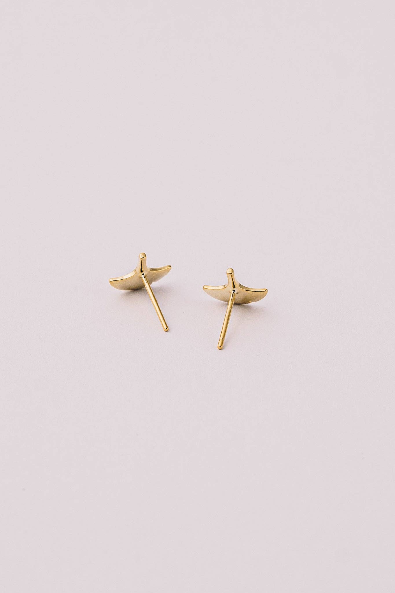 Janna Conner - Wholesale Dangle Earrings - Ginkgo Leaf Stud Earrings | 18k Gold Plating over .925 Silver1