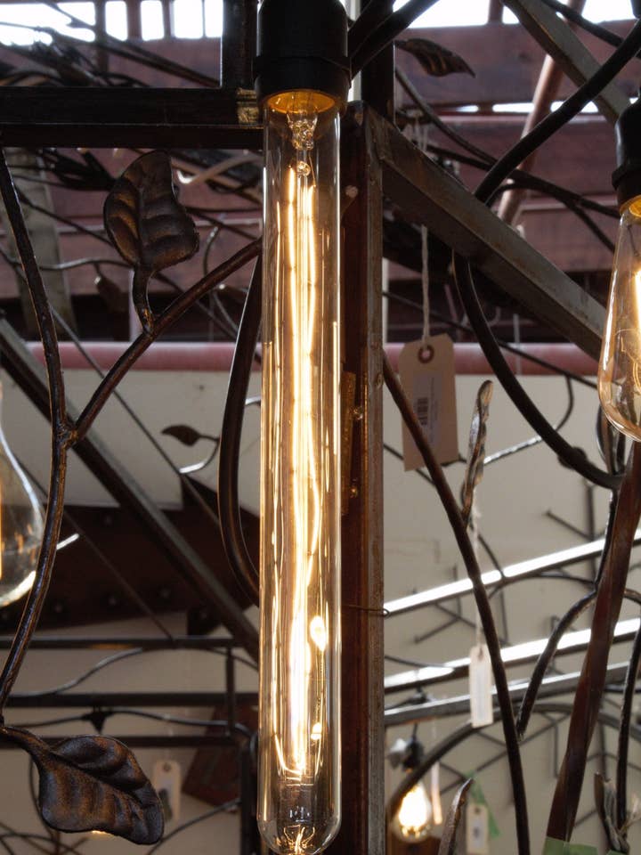 LAT28-F8 - Tubular Vintage Lightbulb for wholesale by Steel Heart Ltd.