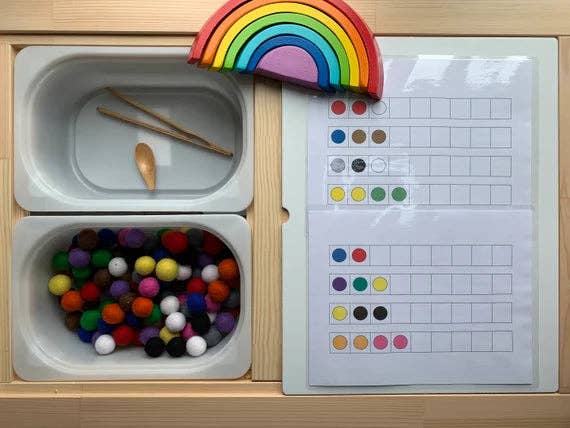 Sewing Seeds Play - Wholesale Decorative Tabletop Object - 2cm Standard Colours Felt Ball Bundle Of 553