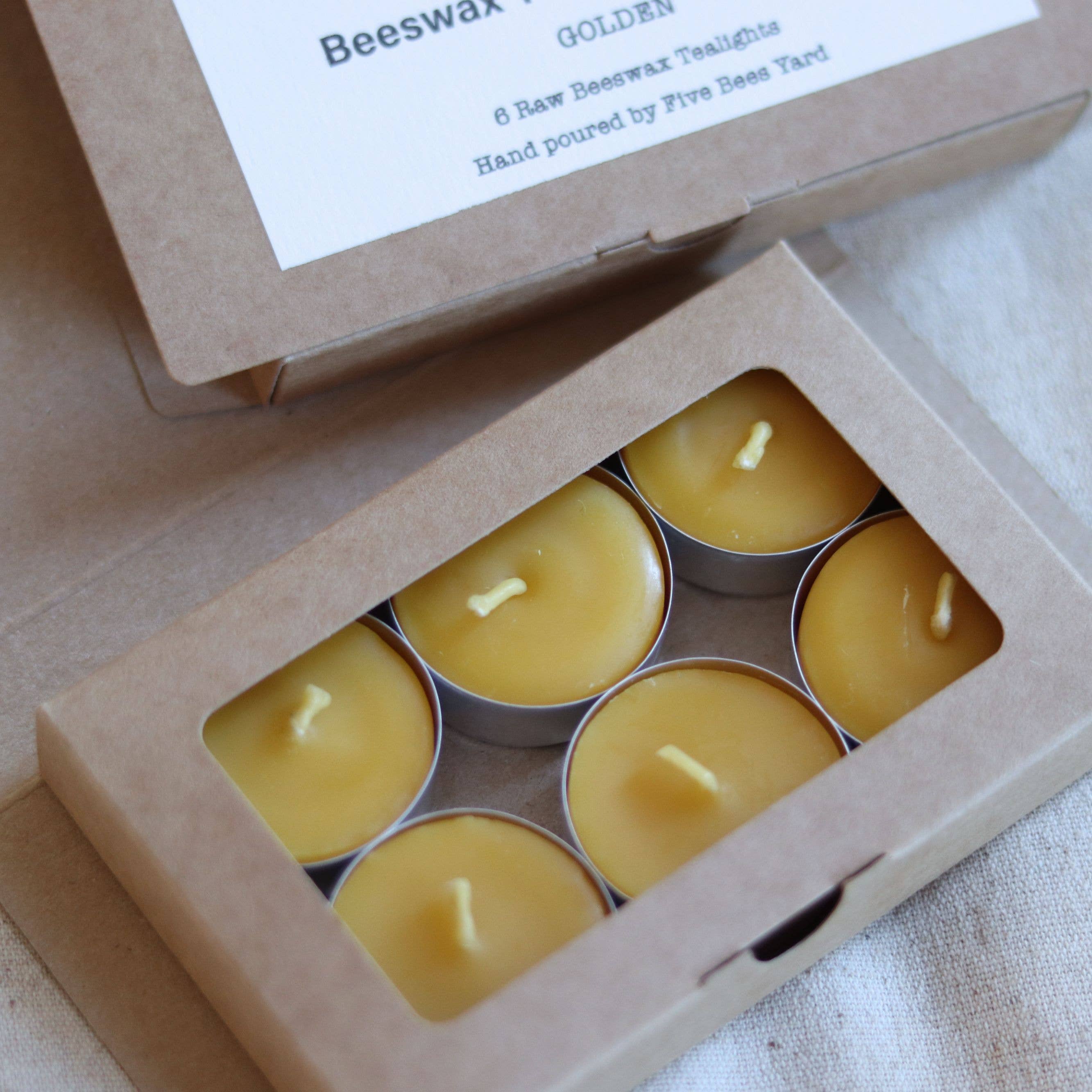 Five Bees Yard - Wholesale Theelichtjes - Theelicht Cadeauset | Verpakte Kaarsen | Set van Theelichtjes | Eco Kleurstoffen0