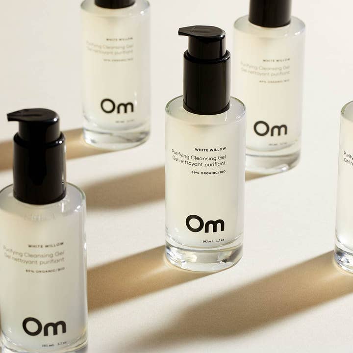 Om Organics Skincare - Wholesale Facial Cleanser - White Willow Purifying Cleansing Gel