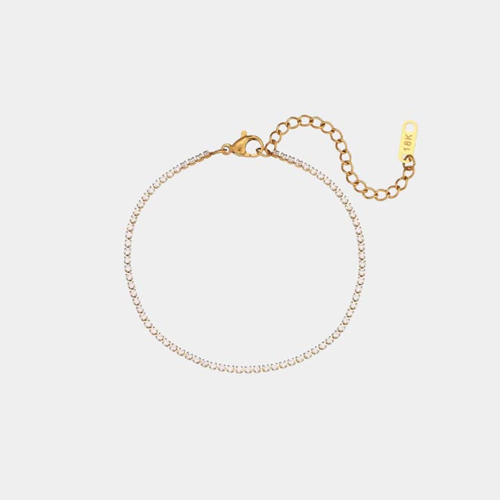 Tennisarmband - Silber für den Großhandel von Omen Bazaar LLC