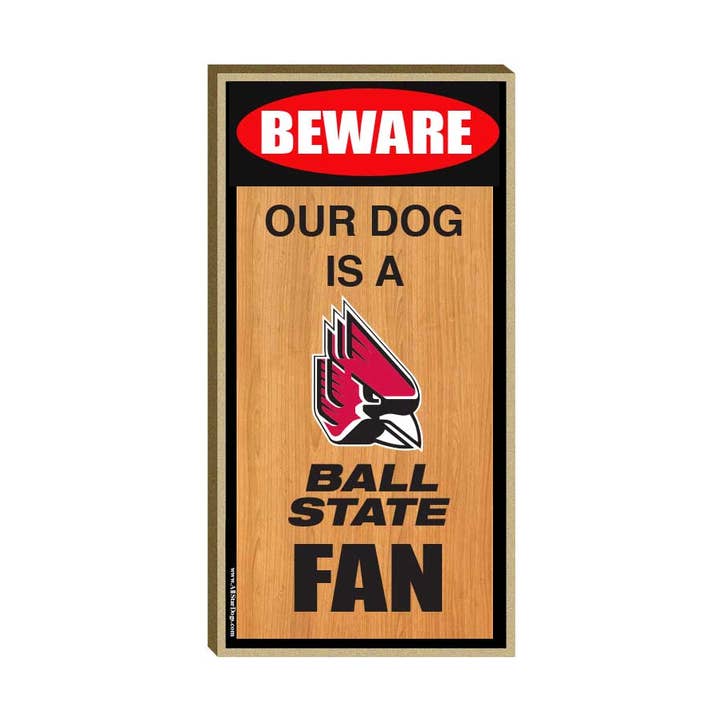 Ball State University - Wood Sign for wholesale by All Star Dogs
