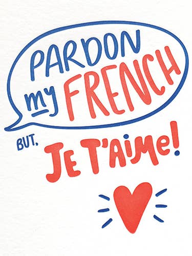Verzeihung mein Französisch für den Großhandel von Good Paper